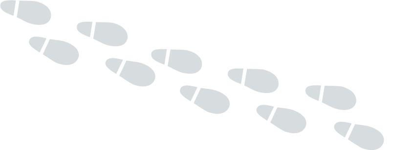 足跡のイラスト