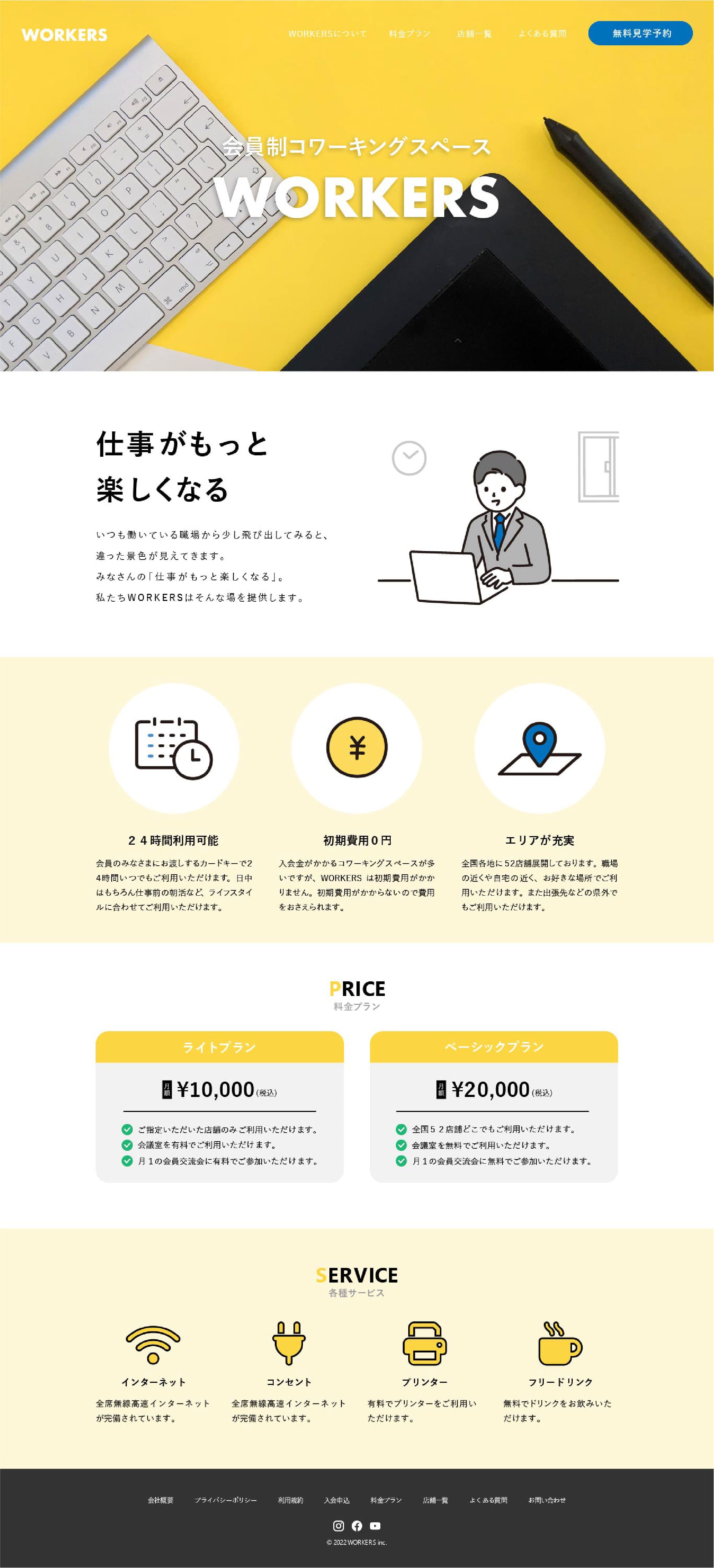 コワーキングスペースサイト