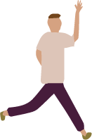 待ち合わせに来た人