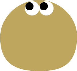 イエローのモンスターのイラスト