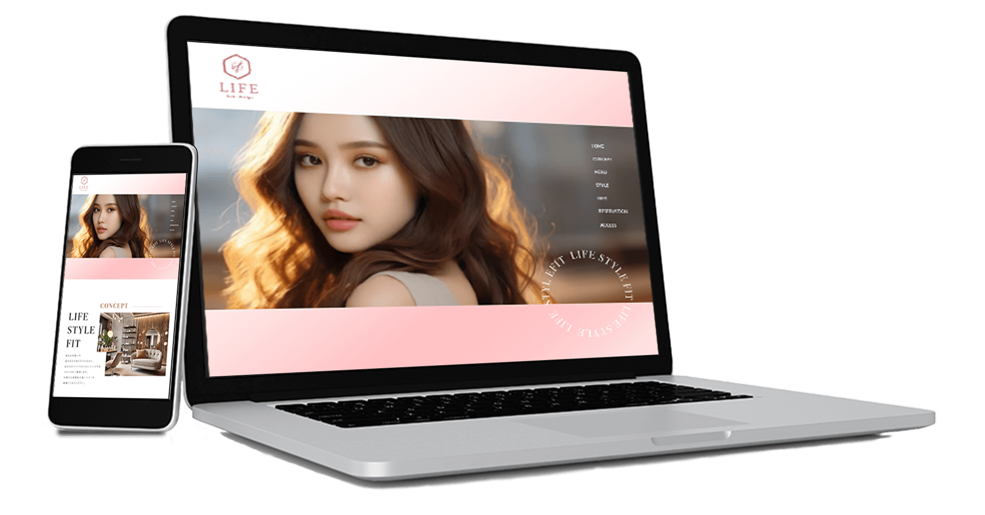 life hair designPC画像