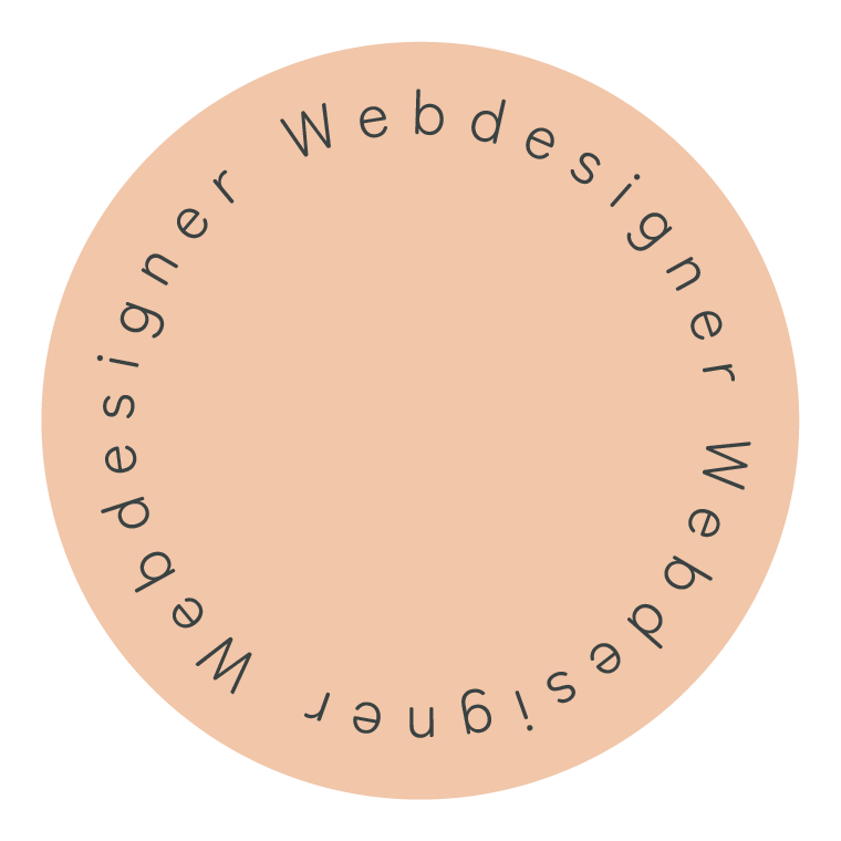 丸にwebdesignerのセクションアイコン