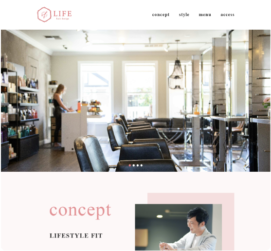 ヘアサロンサイト